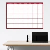 Weekly planner dry erase board 341 - Graphic design. Simple grid with fields for days of the week in white.