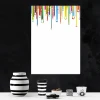 Dry-erase board 01X 097 drops - Graphic design with colorful drops in various shapes at the top.