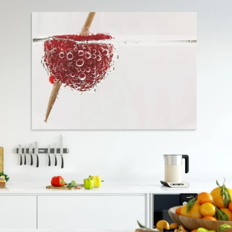 Dry-erase board 207 cocktail - Kitchen setup with light-colored walls, modern furniture, and appliances.