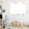 Dry-erase board numbers 004 - Decorated in a children\'s room with light-colored walls and Scandinavian-style furniture.