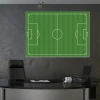 Tactical football board 322, dry-erase, with green background and white field lines.