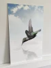 Magnetic decorative board with bird print 211, BLYSK version, reinforced with 5mm PVC backing, size 50x80cm.