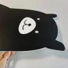 Chalkboard magnetic board bear 295 - Graphic design. Black bear with white facial details and ears.