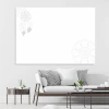 Dreamcatcher dry-erase board 286 - Styled in a modern living room with light-colored walls and minimalist furniture.