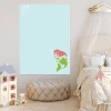 Dry-erase board for kids featuring a mermaid with long hair, a green tail, and bubbles.