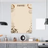 Dry-erase board coffee 550 - Kitchen arrangement with gray furniture and light walls.