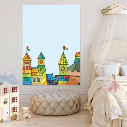Whiteboard for children Colourful Castle 332