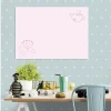 Dandelion dry-erase board 319 - Decor for a child\'s room. Light-colored walls with polka dots.
