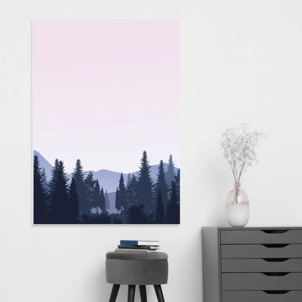 Dry-erase board mountain 547 - Office setup with light-colored walls and gray furniture.