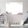 Dry-erase board for kids featuring a bear, mountains, and balloons - perfect for a bright children\'s room.