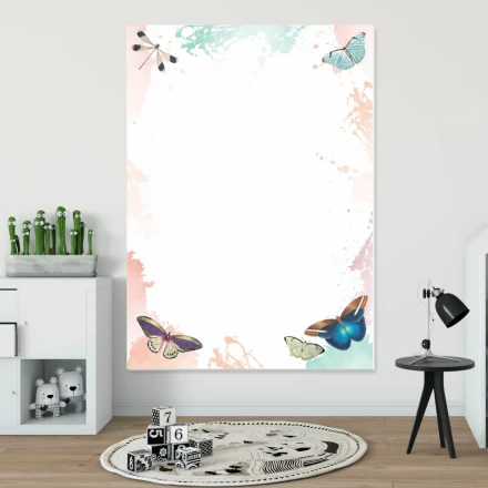 Dry-Erase Board For Children Butterflies 565