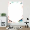 Dry-erase board for kids with butterfly design - Ideal for a bright, minimalist children\'s room.