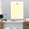 Magnetic whiteboard 112 - Office setup with light walls and modern wooden furniture.