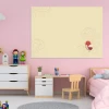 Magnetic dry-erase board for kids with bird design, perfect for a pink-themed children\'s room.