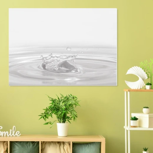 Water-splash dry-erase magnetic board 176 - Graphic design with circular shapes in light colors.