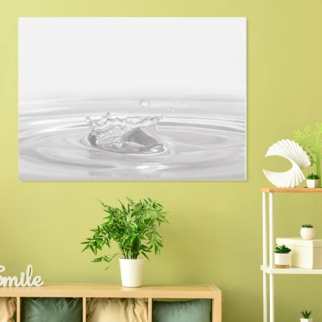 Water-splash dry-erase magnetic board 176 - Graphic design with circular shapes in light colors.