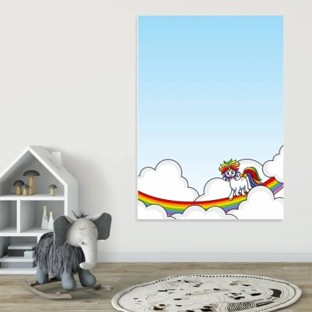 Dry Erase Magnetic Whiteboard For Children Unicorn 564