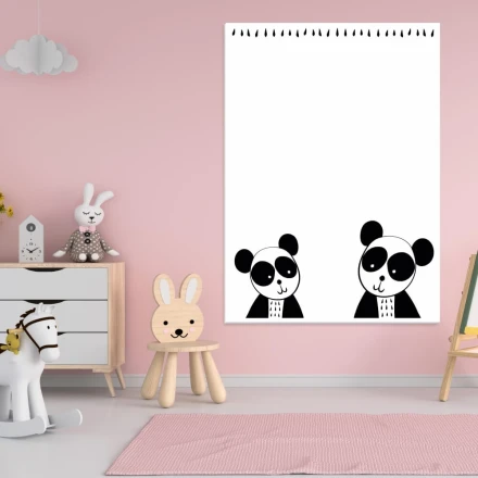 Dry Erase Magnetic Whiteboard For Children, Bears 435