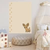 Dry-erase magnetic board for kids featuring a puppy design, perfect for brightening up a child\'s room.
