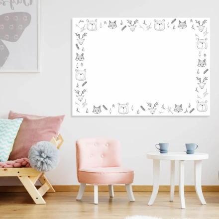 Dry Erase Magnetic Whiteboard For Childrens Animals 485