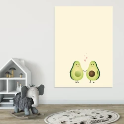 Dry-erase magnetic board kiwi 454 - Decor in a children\'s room with light-colored walls and stylish furniture.