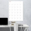 Monthly dry-erase magnetic planner board 368 - Office setup with light-colored walls, minimalist design.
