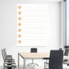 Weekly dry-erase magnetic planner board 292 - Office setup with light-colored walls and modern furniture.
