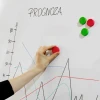Custom magnetic whiteboard, perfect for modern offices, enabling creative brainstorming.