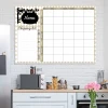 Magnetic dry-erase menu board 431 - Kitchen arrangement with light walls and gray furniture.