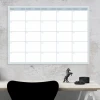 Magnetic dry-erase weekly planner board 508 - Office setup with gray-beige walls.