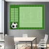 Tactical dry-erase coach\'s board for soccer 390 - Features a graphic of a soccer field with a ball.