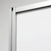 Magnetic whiteboard room divider in various colors - horizontal design. White.