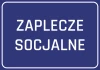 Social Facilities Sticker - Graphic Design. Blue background with white text SOCIAL FACILITIES.
