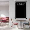 Chalkboard Menu 039 - Café decor with light walls, wooden furniture, and pastel accents.