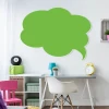 Dry-erase magnetic board for a student\'s room, cloud design - Brightly colored walls enhance the student space.