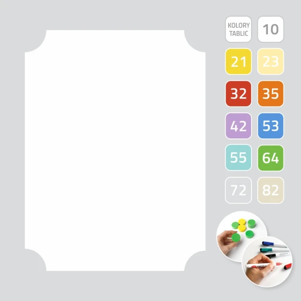 Magnetic dry-erase board for restaurants and bars, menu design 361, with rounded corners and a white background.