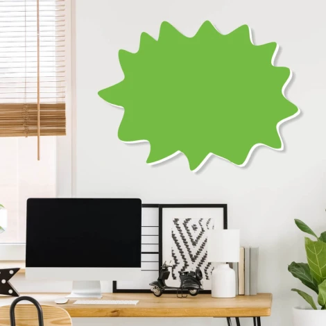 Dry-erase magnetic wall board 367 - Office setup with light-colored walls and modern furniture.