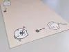 Dry-erase magnetic board for kids featuring playful cat illustrations on a light background.