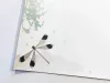 Magnetic dry-erase board for kids featuring a butterfly design on a white background.