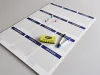 Universal dry-erase magnetic calendar board 352 - Graphic design with rectangular fields for month names.