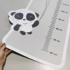 Child growth chart sticker featuring a panda holding a balloon, with a height scale and markings.