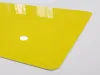 Magnetic dry-erase board, rectangular with rounded corners, 065 - Graphic design. Yellow surface.