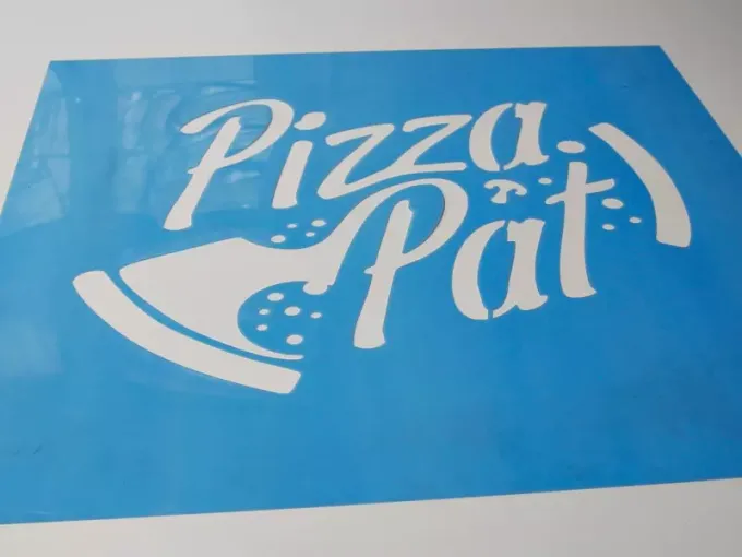 Reusable painting stencil made of 1 mm rigid material. Stencil dimensions: 65x43 cm - Design.