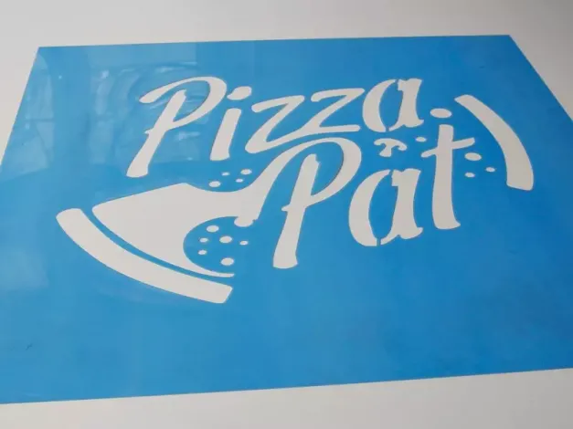 Reusable painting stencil made of 1 mm rigid material. Stencil dimensions: 65x43 cm - Design.