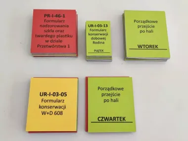 Double-sided magnet with printed design, 2mm PVC core, featuring a rectangular shape in various colors.