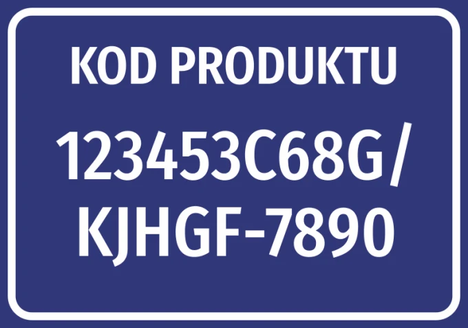 Information Sticker Product Code With Number, Code
