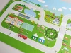 Custom magnetic board with PVC backing, 5mm thick, size 127 x 93 cm - Design.