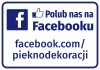 Facebook profile address sticker - Graphic design featuring the Facebook logo and blue text.
