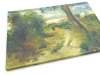 Reproduction of Landscape between Storms by Renoir - a graphic design featuring a landscape with trees and a path.