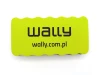 Dry-erase board eraser, sponge (strong magnet) - Graphic design. Simple rectangular shape with wavy edges.